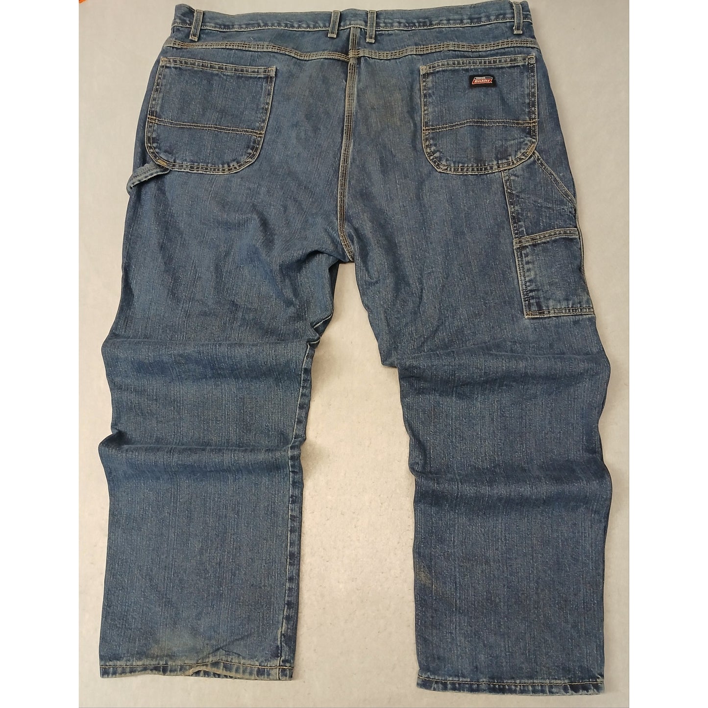 Dickie's (44x32) Men's Relaxed Carpenter Blue Denim Jeans