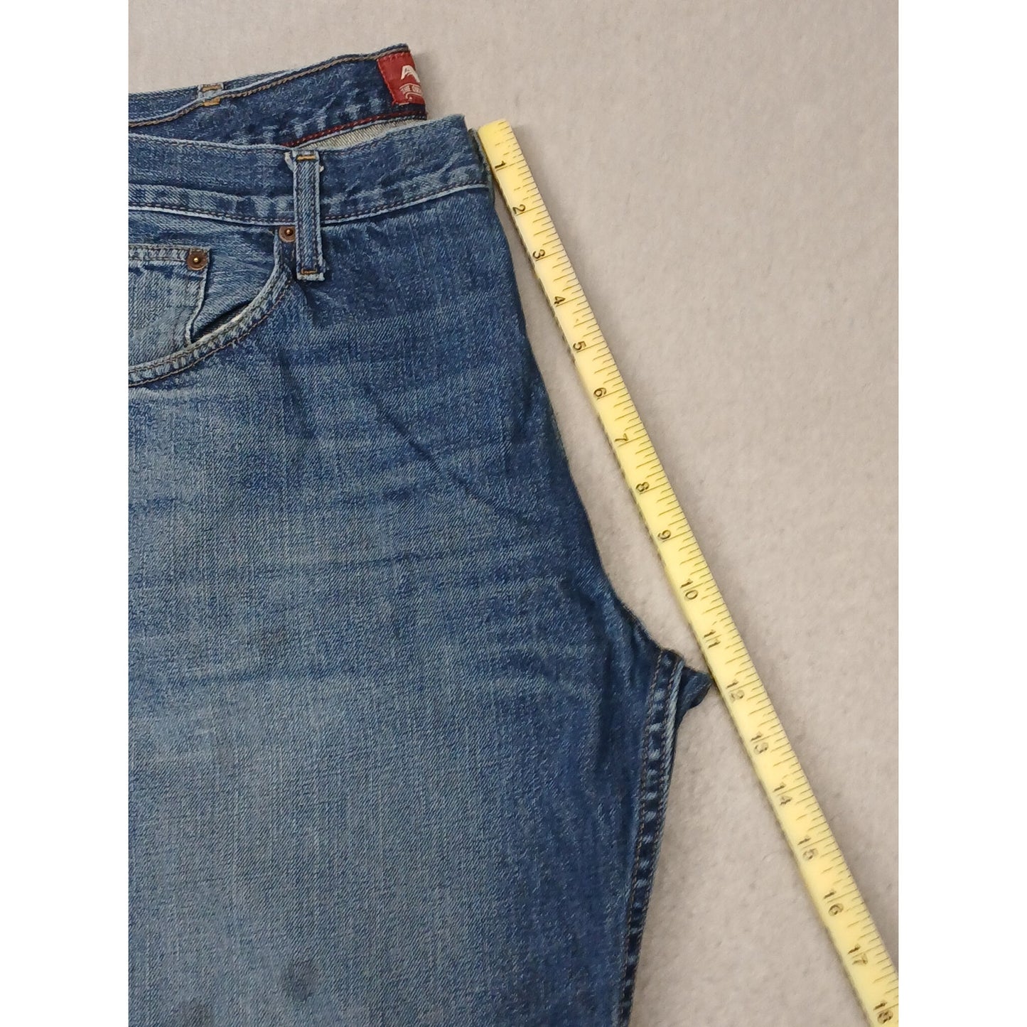 Arizona (38x32) Men's Straight Relaxed Blue Denim Jeans