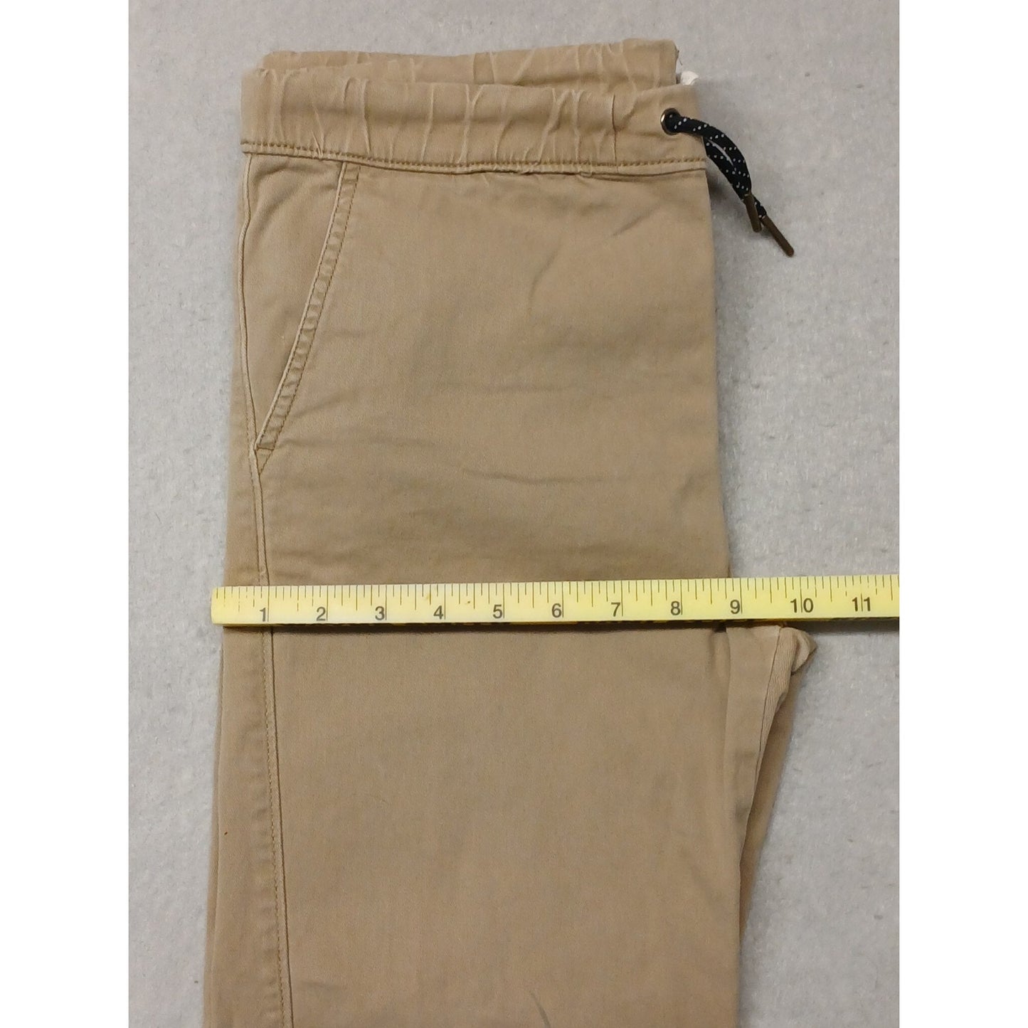 Urban Pipeline (Large) Beige Chino Khaki Stretch Ankle Pants