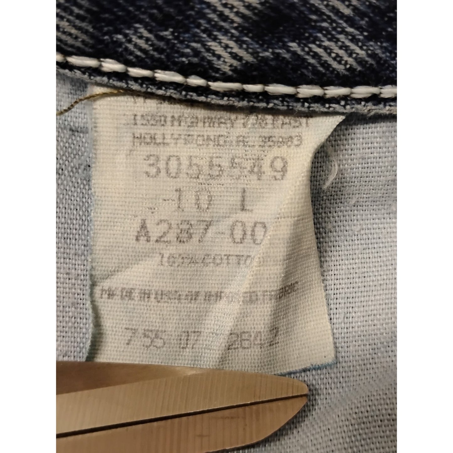 Lee's (10L) Vintage High Rise Straight Blue Denim Jeans