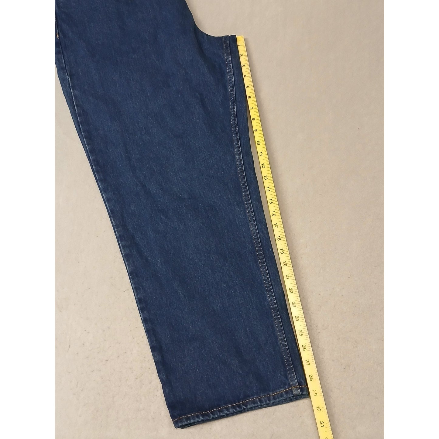Kirkland (42x30) Men's Straight Leg Blue Denim Jeans