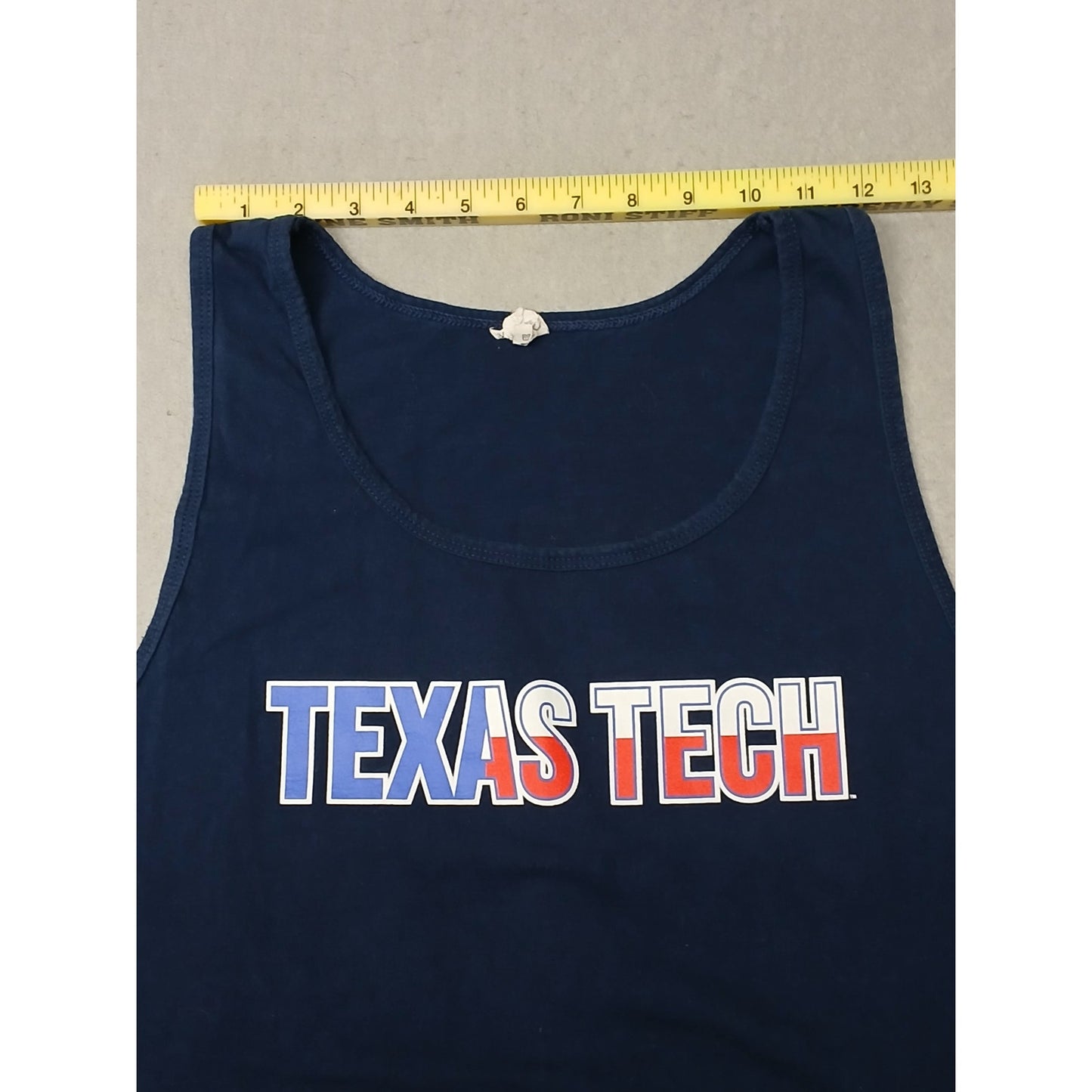 Hanes (XL) Men's Blue Texas Tech Cotton Summer Tank Top