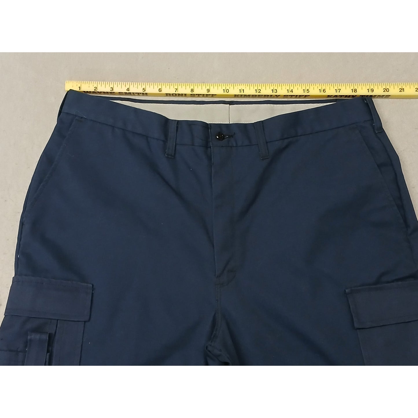 Dickie's (40) Men's Blue Cargo Khaki Straight Leg Pants