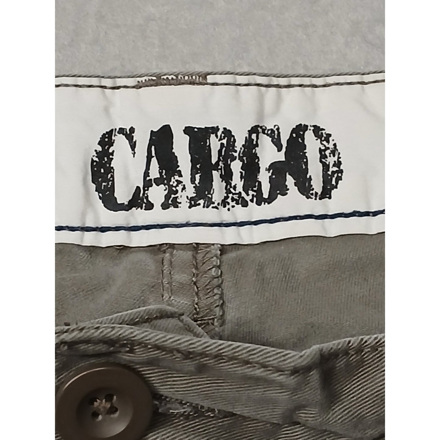 Roundtree & York (34) Gray Cargo Style Khaki Utility Shorts
