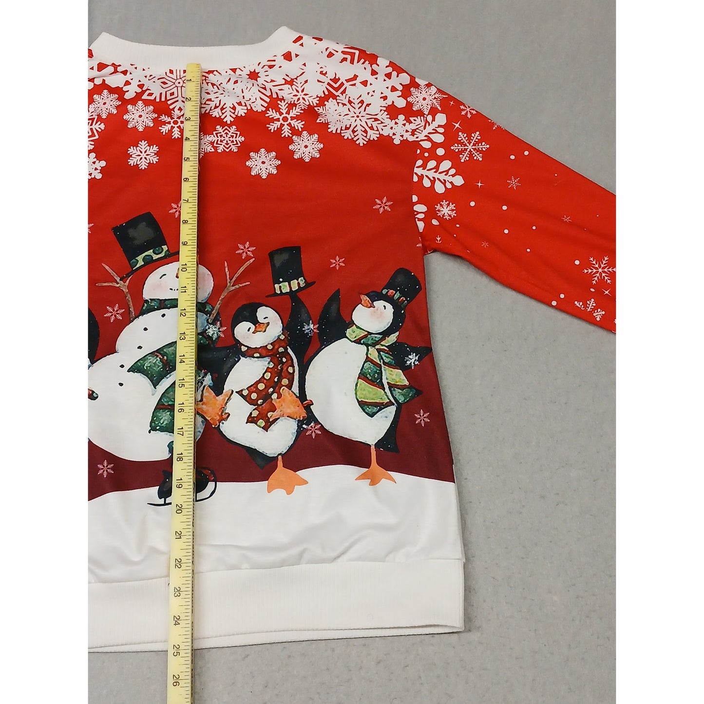 Women's (Medium) Ugly Xmas Zip Pullover Fleece Sweatshirt