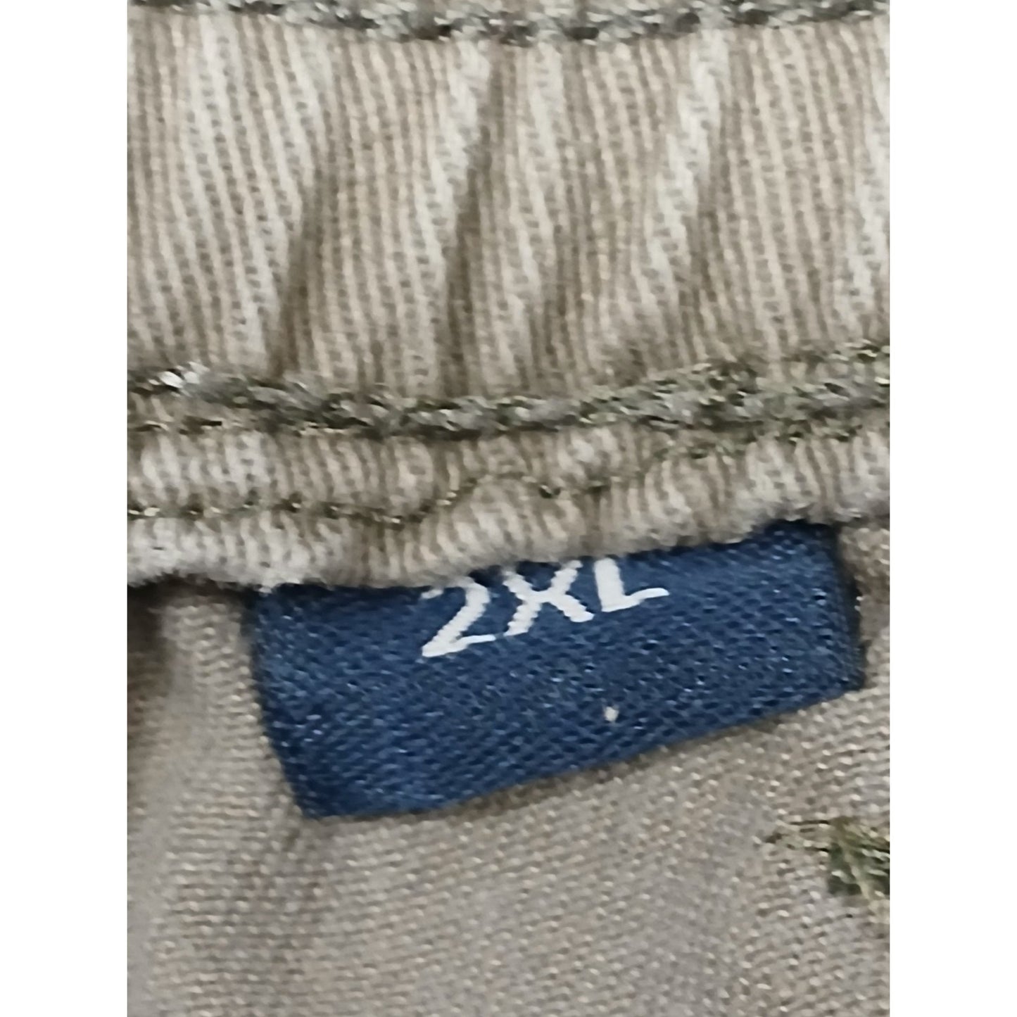 Harbor Bay (2XL) Men's Stretch Gray Khaki Chino Shorts