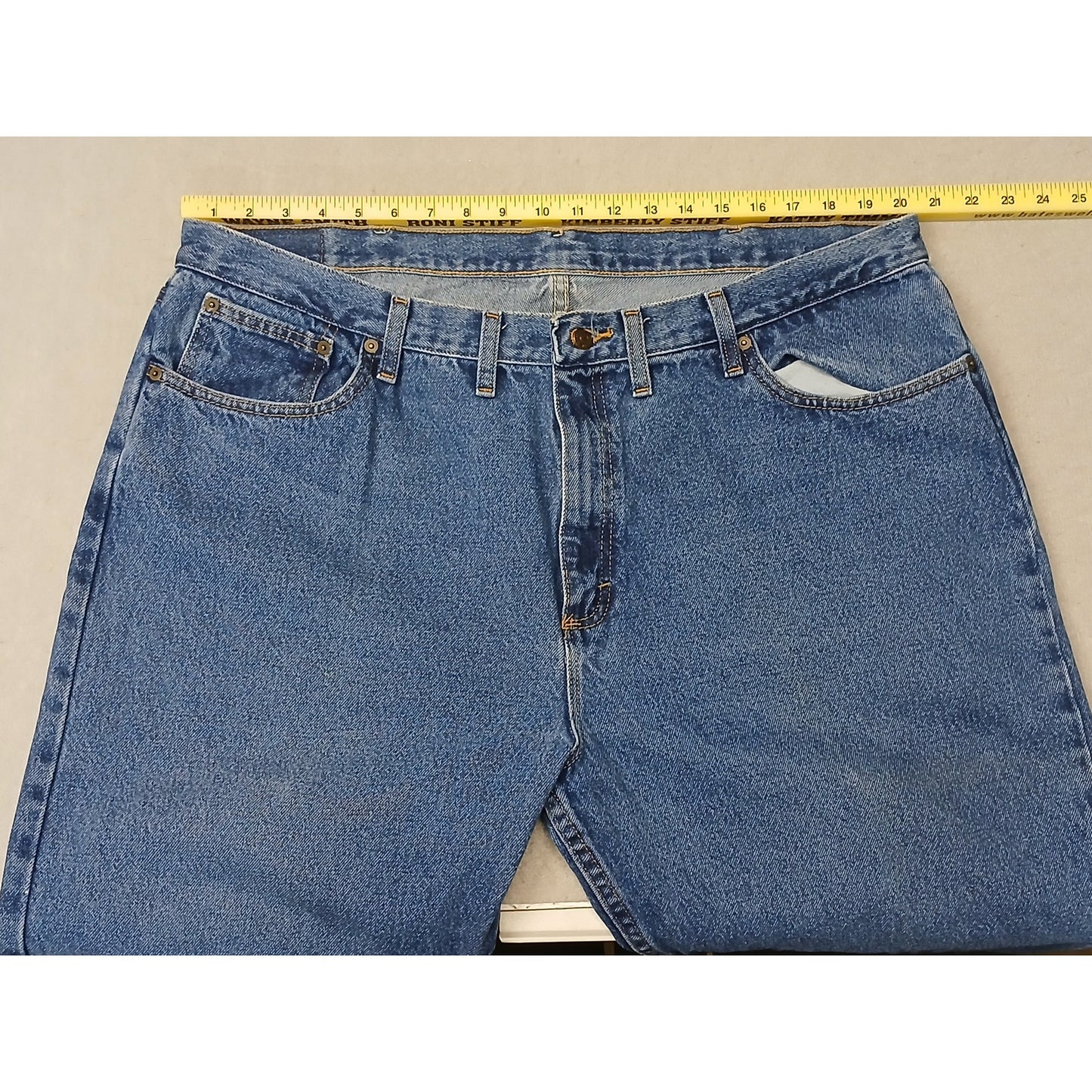 Magellan (44x30) Men's Straight Leg Blue Denim Jeans