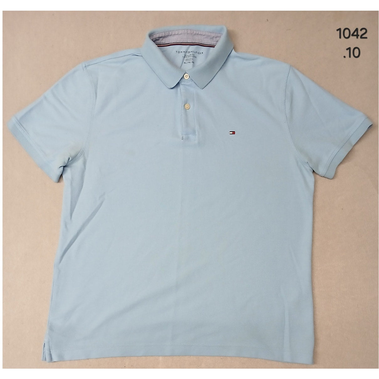 Tommy Hilfiger (XL) Light Blue Short Sleeve Polo Golf Shirt
