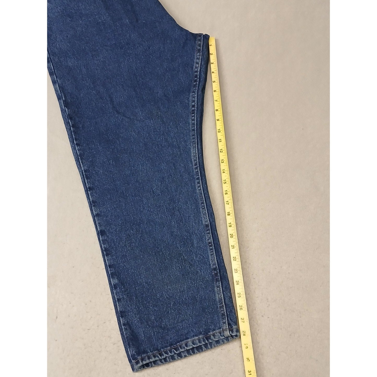 Wranlger (44x29) Men's Relaxed Straight Leg Blue Denim Jeans