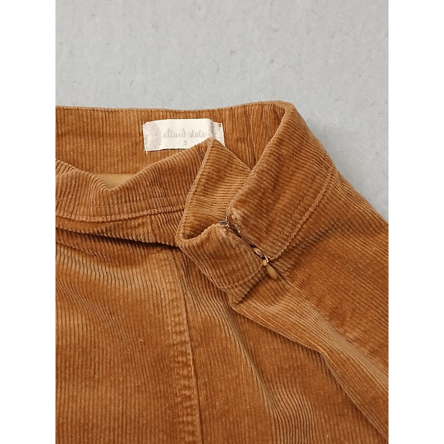 Altar'd State (Small) Caramel Corduroy Mini Skirt