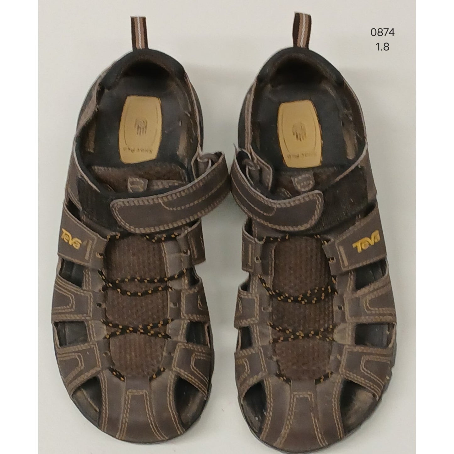 TEVA (9) Forebay Brown Sport Hiking ShocPad Sandals