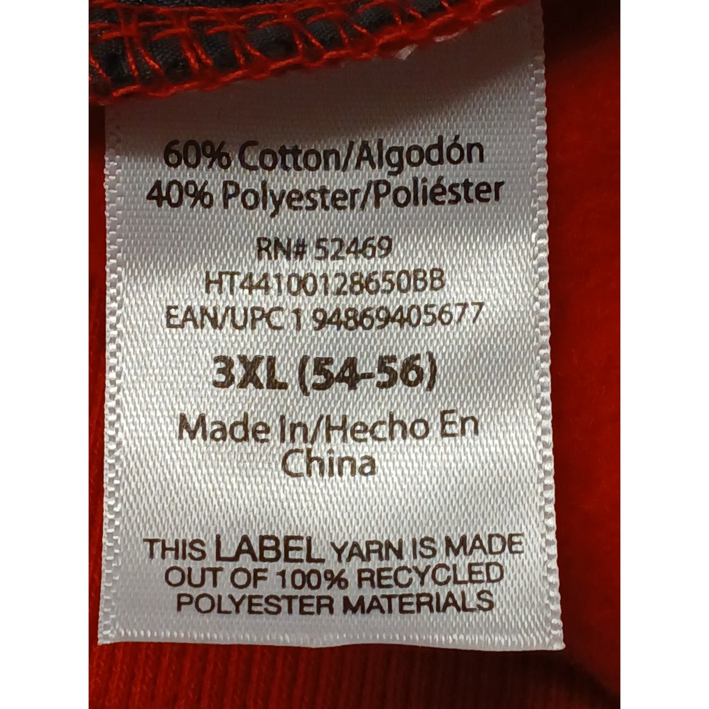 Holiday Time (3XL) Lite Up Red Crew Neck Pullover Sweatshirt