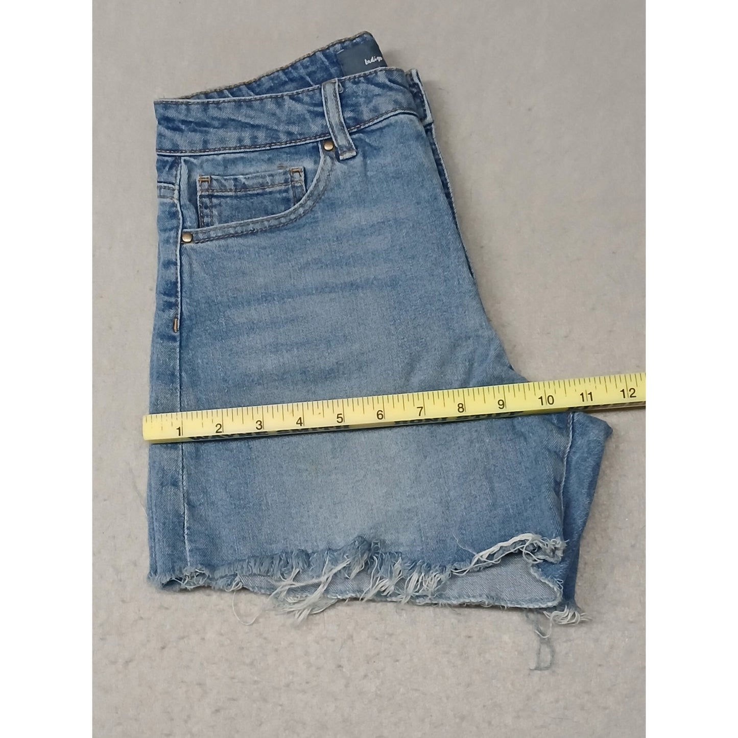 Indigo Rising (5/27) Women's Cut Off Blue Denim Shorts