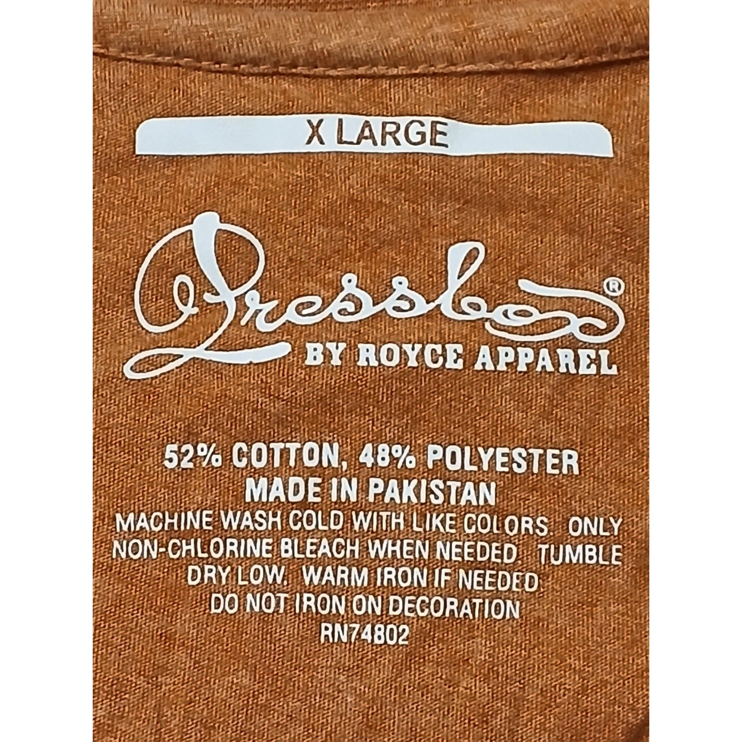 Pressbox (XLarge) Women's Orange Texas Longhorn V-Neck Tee Shirt