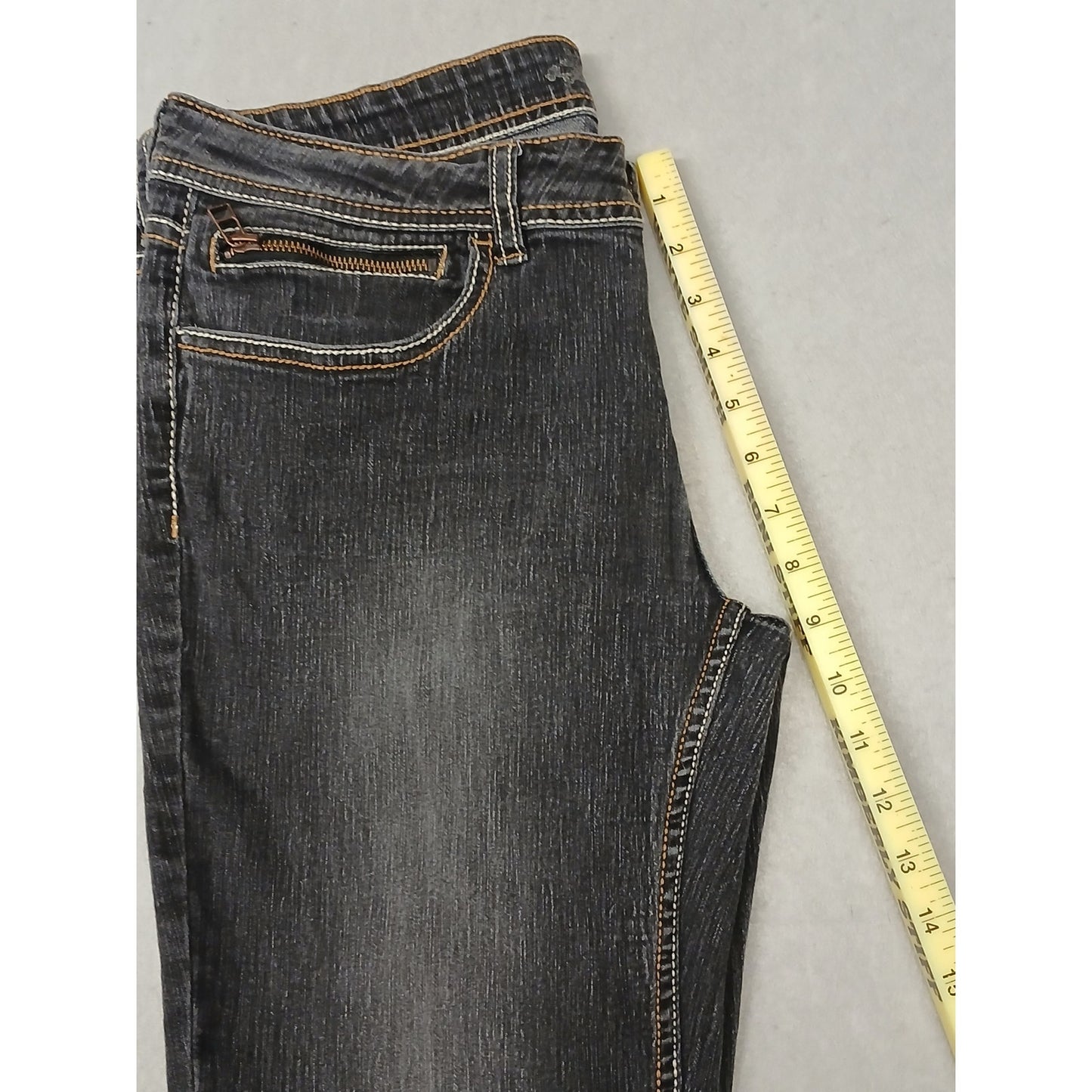U.S. Polo Assn. (10) Straight Boot Cut Black Denim Jeans