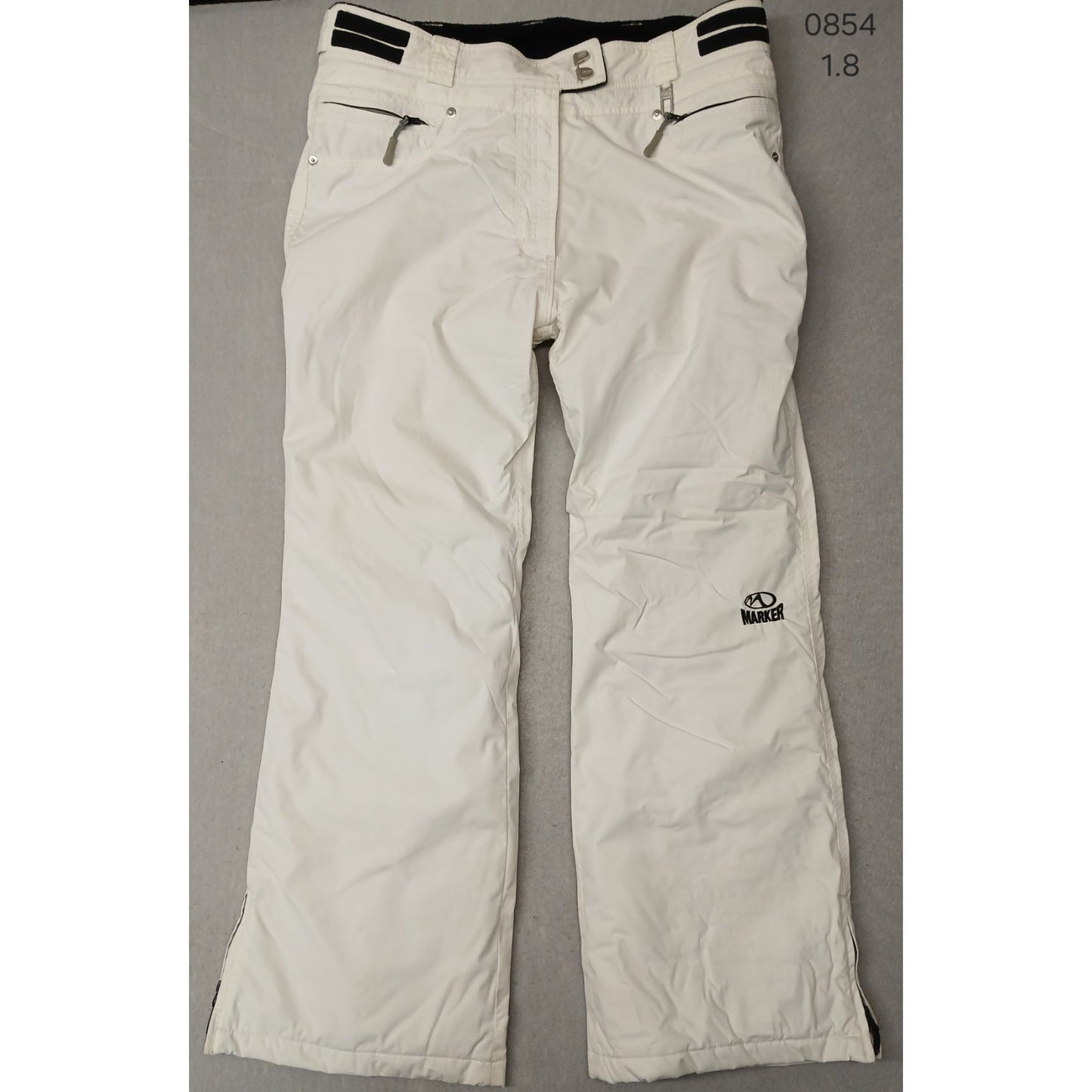 Marker (14) Women's Eggshell White Nylon Snow/Ski Pants