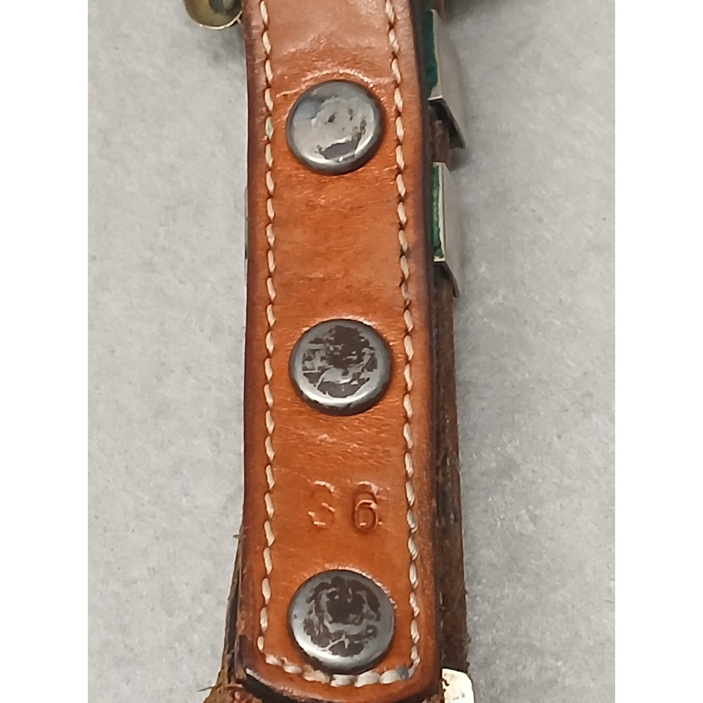 Vintage (36) Texas Ranger Style Western Custom Belt