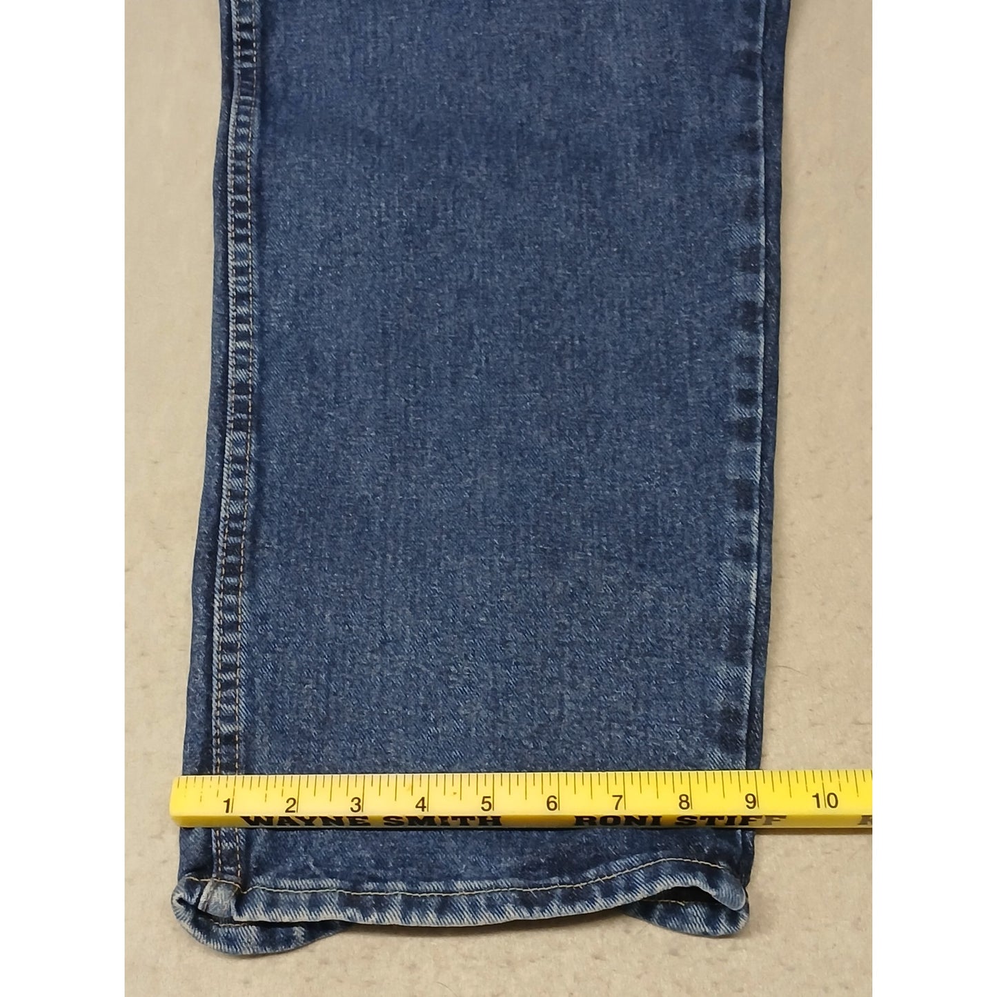 Wrangler (46x32) Rugged Relaxed Straight Blue Denim Jeans