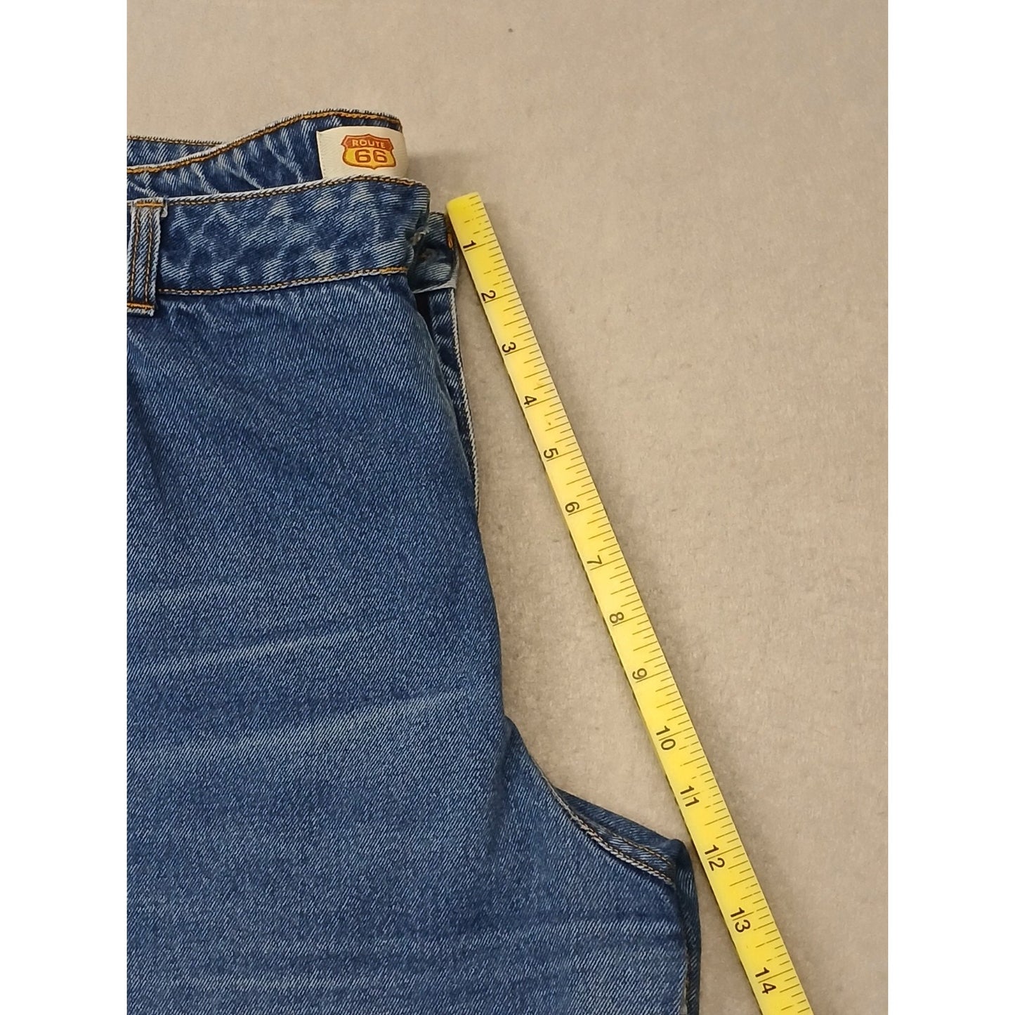 Route 66 (24S) Women's Relaxed Straight Fit Blue Denim Jeans