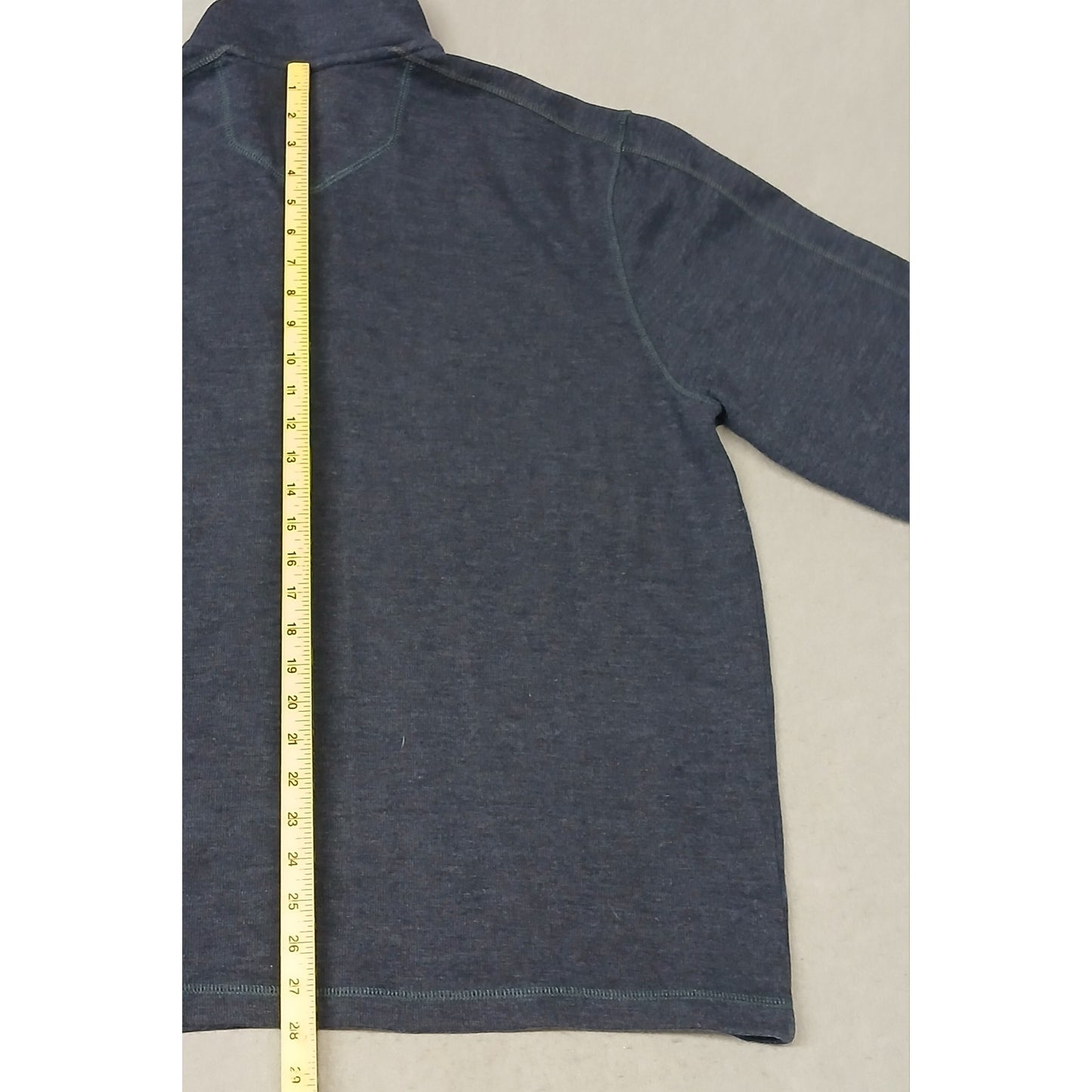 Eddie Bauer (XL) Men's Blue Full-Zip Mock Neck Sweatshirt