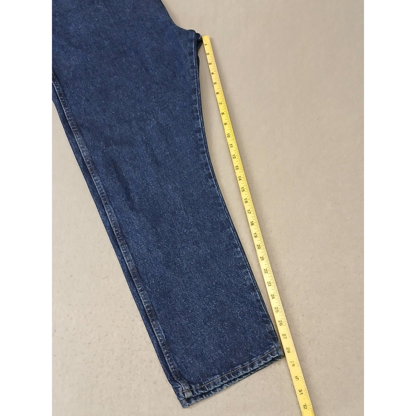 Wrangler (42x30) Men's Straight Leg Blue Denim Jeans