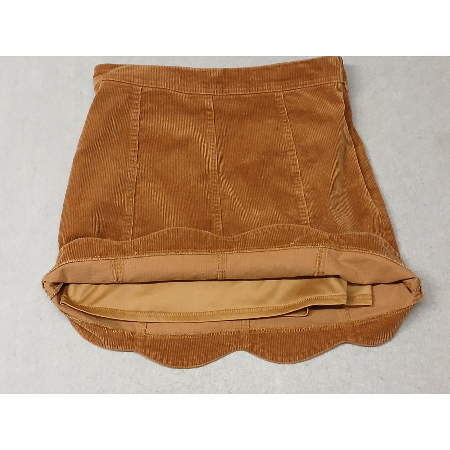 Altar'd State (Small) Caramel Corduroy Mini Skirt