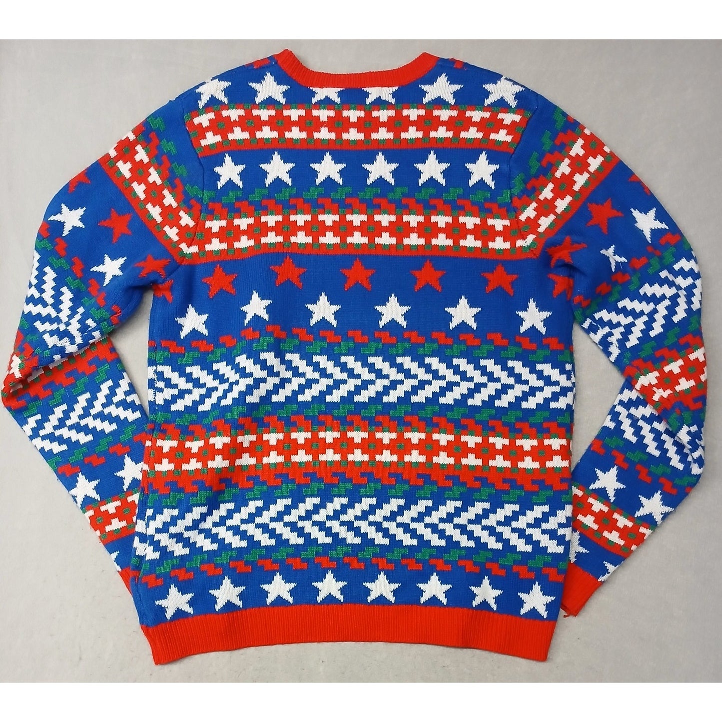 jolly sweaters (Large) Multicolor Crew Neck Knitted Ugly Sweater