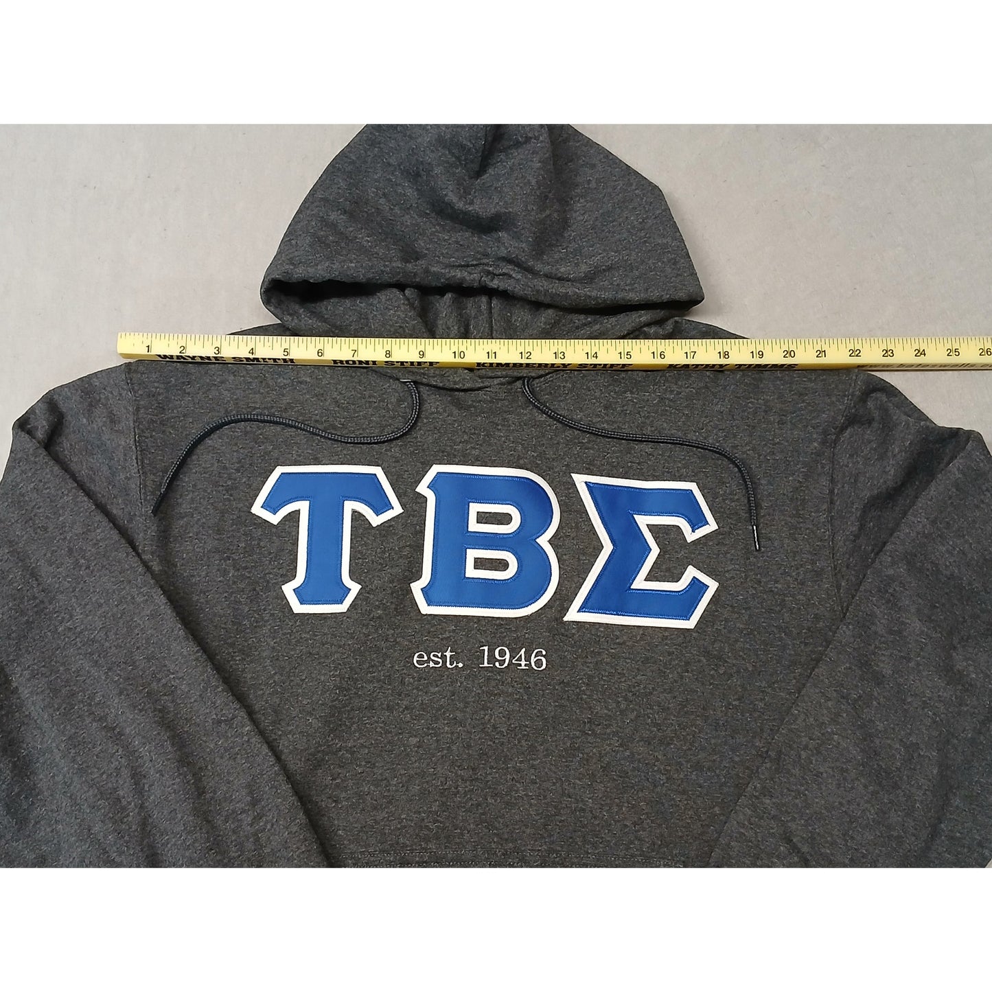 Port & Company (Large) Gray "Tau Beta Sigma" Pullover Hoodie