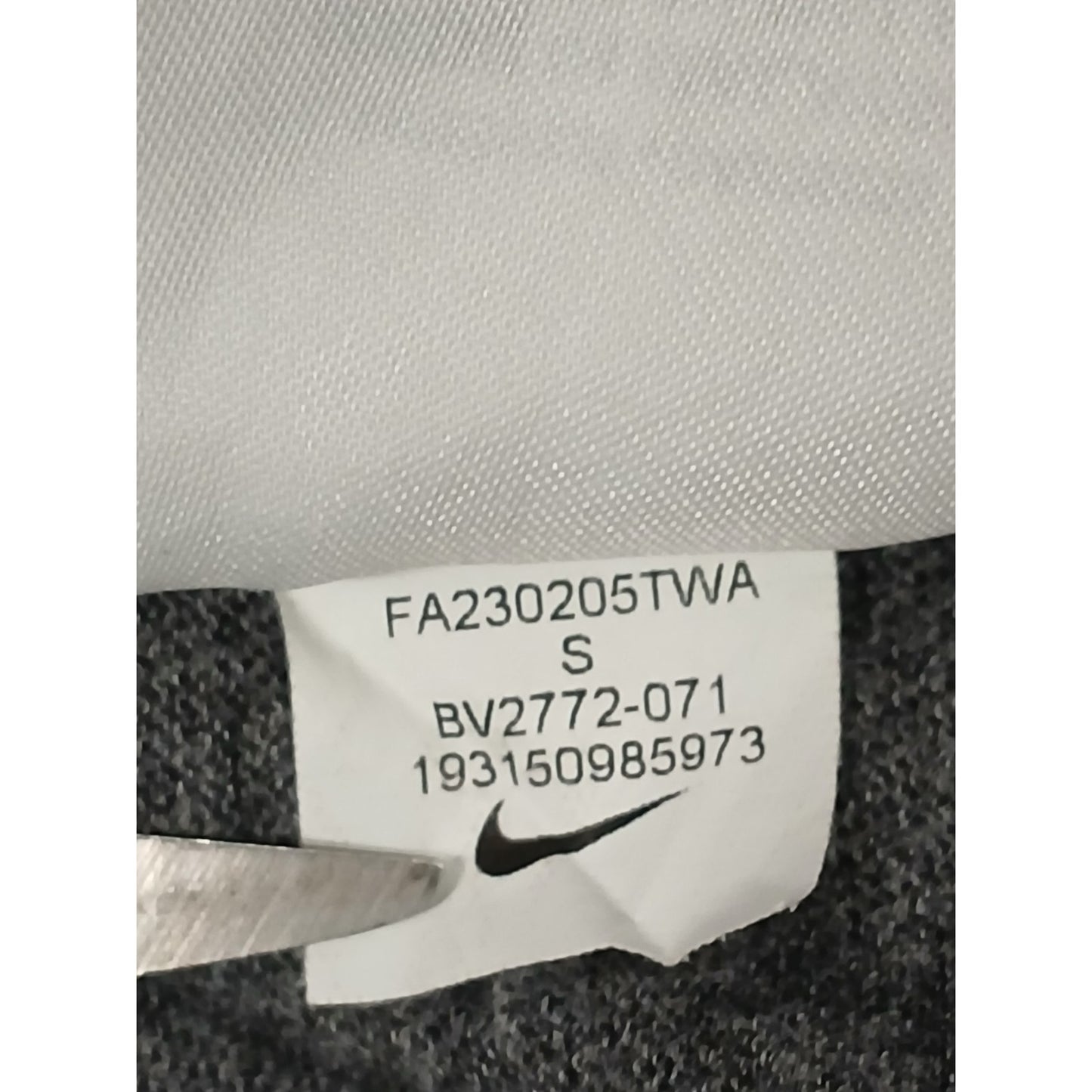 Nike (Small) Men's Gray Cotton Fleece Training Shorts