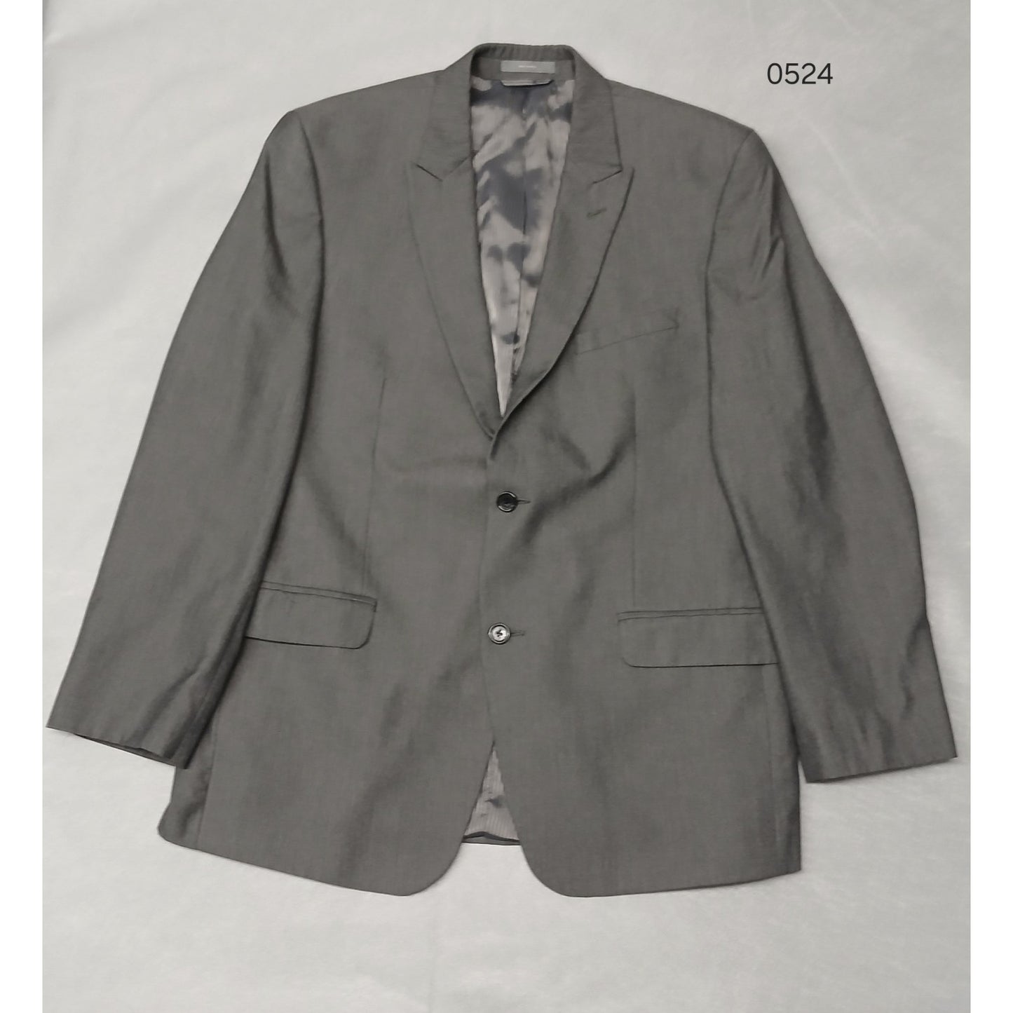 Joseph Aboud Gray (42R) Men's Gray Relaxed Fit Blazer