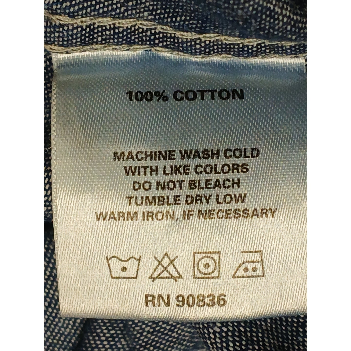 Port & Company (5XL) Men's Slim Fit Dark Denim Jean Shirt
