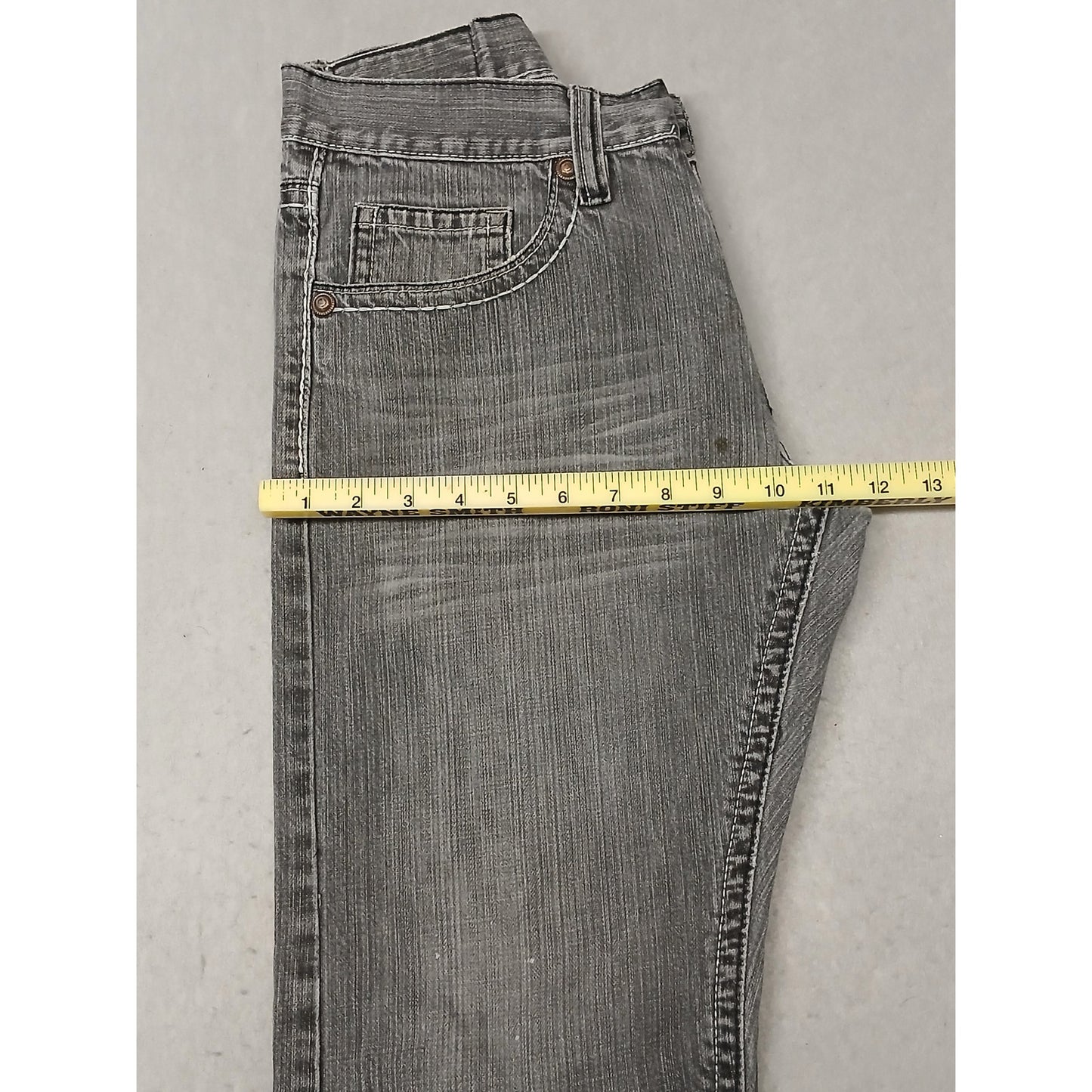 Royal (32x30) Mens Gray Straight Boot Cut Denim Jeans