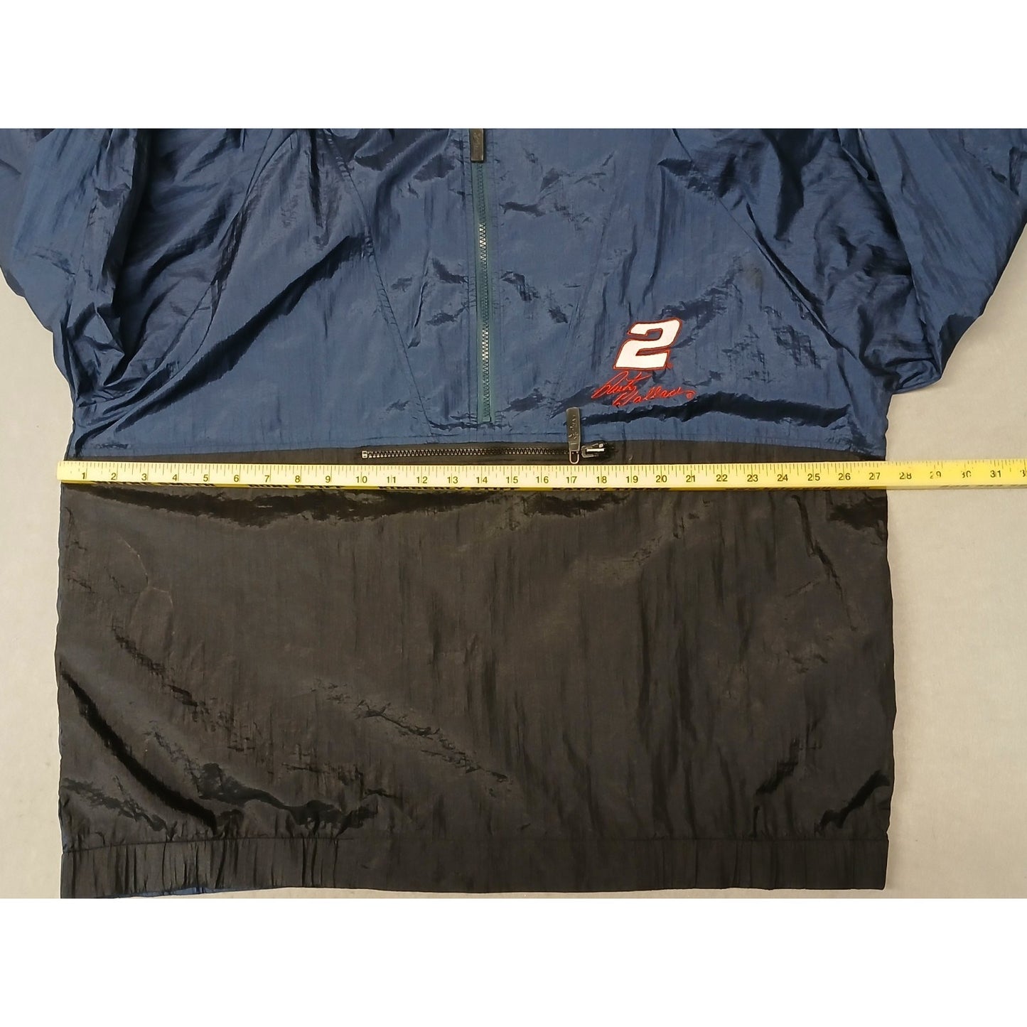 Chase (2XL) Vintage NASCAR #2 R. Wallace Windbreaker Jacket