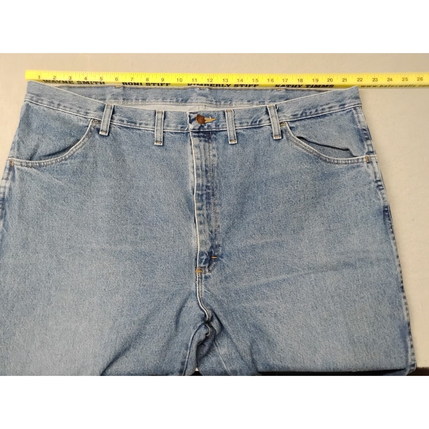 Ruslter (44x30) Men's Straight Blue Denim Jeans