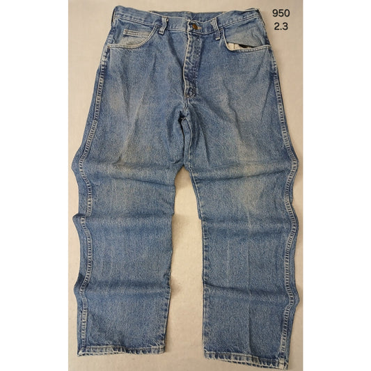 Bulwark (36x34) Men's Flame-Resistant Straight Blue Denim Jeans