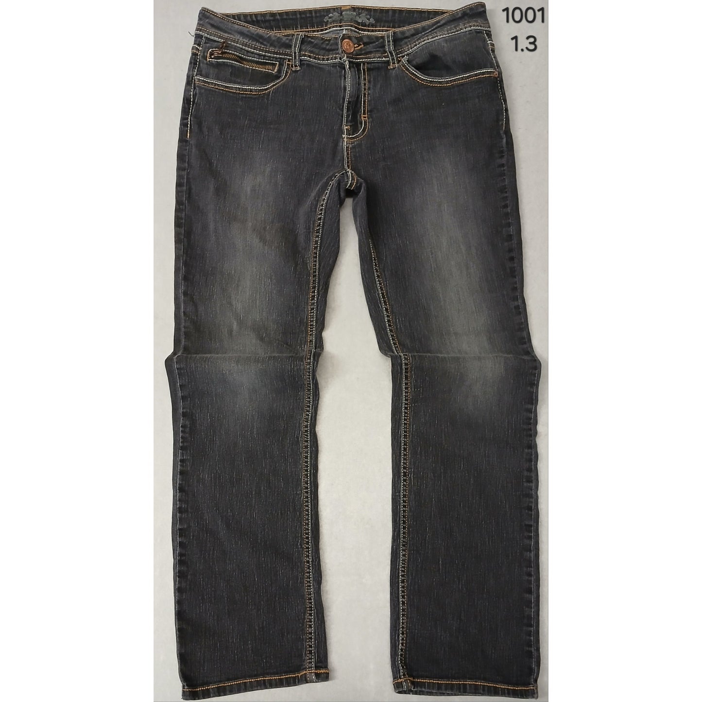 U.S. Polo Assn. (10) Straight Boot Cut Black Denim Jeans
