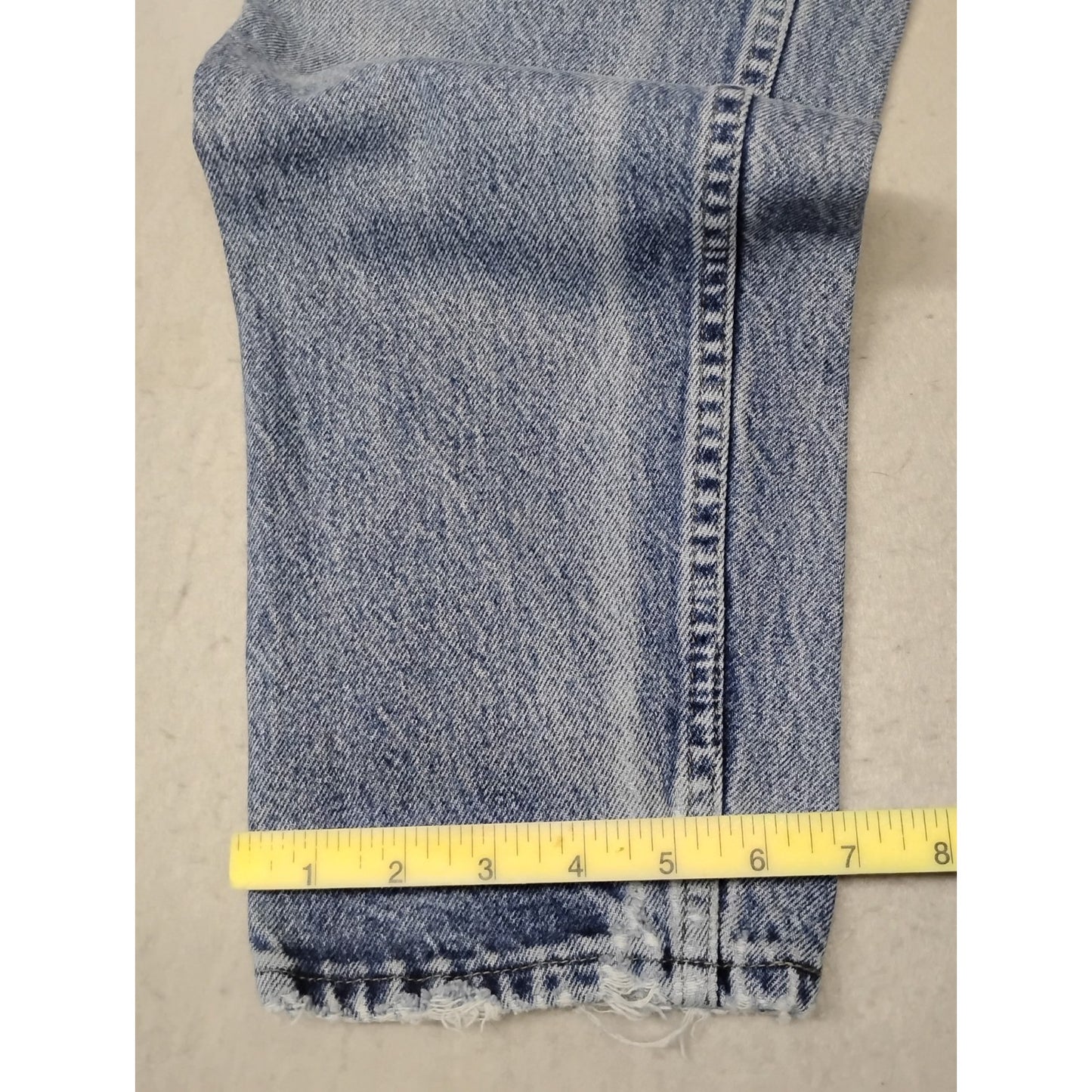 Lees (10) Women's Vintage High Rise Straight Blue Denim Jeans
