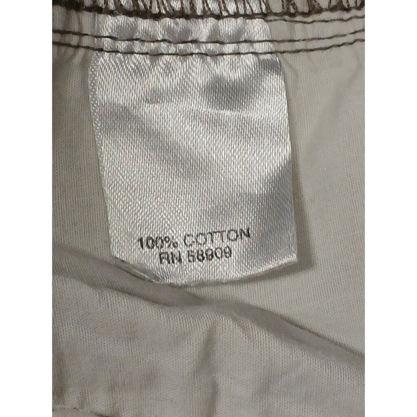 Roundtree & York (34) Gray Cargo Style Khaki Utility Shorts