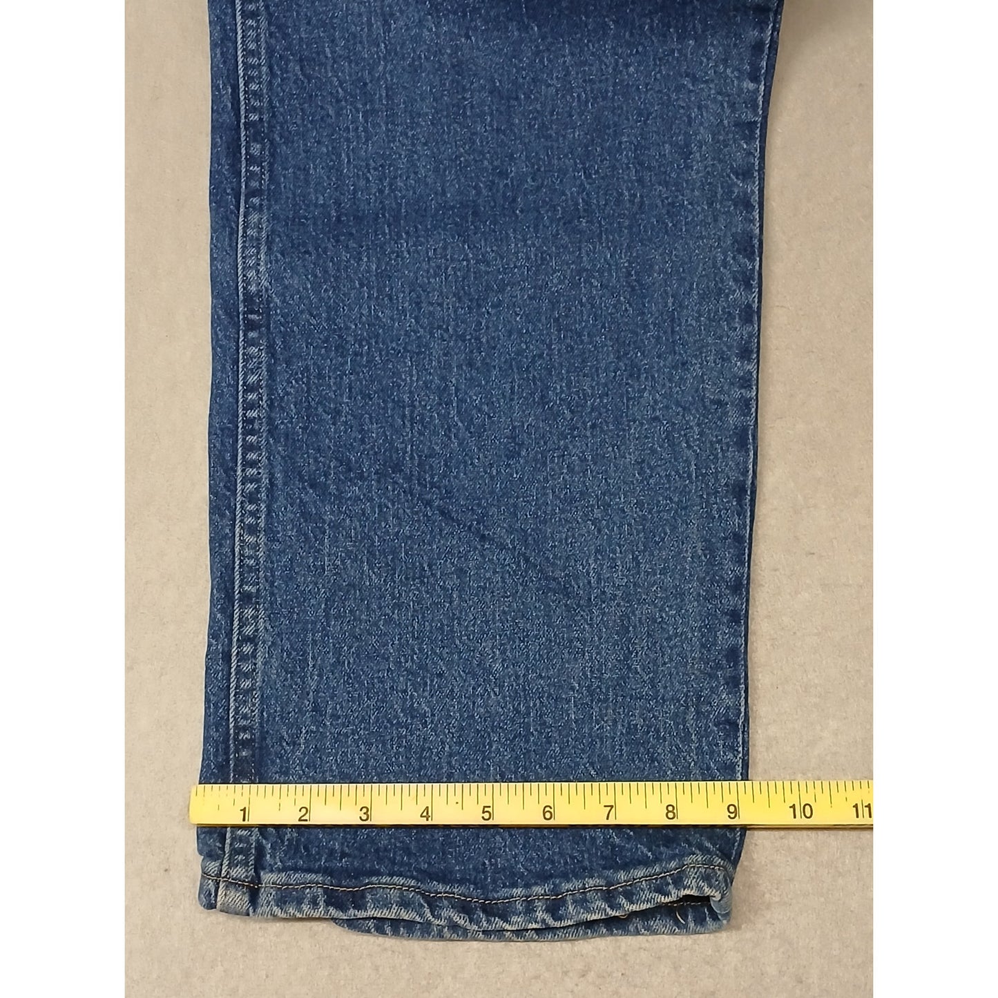 Wrangler (46x29) Straight Stretch Waist Blue Denim Jeans