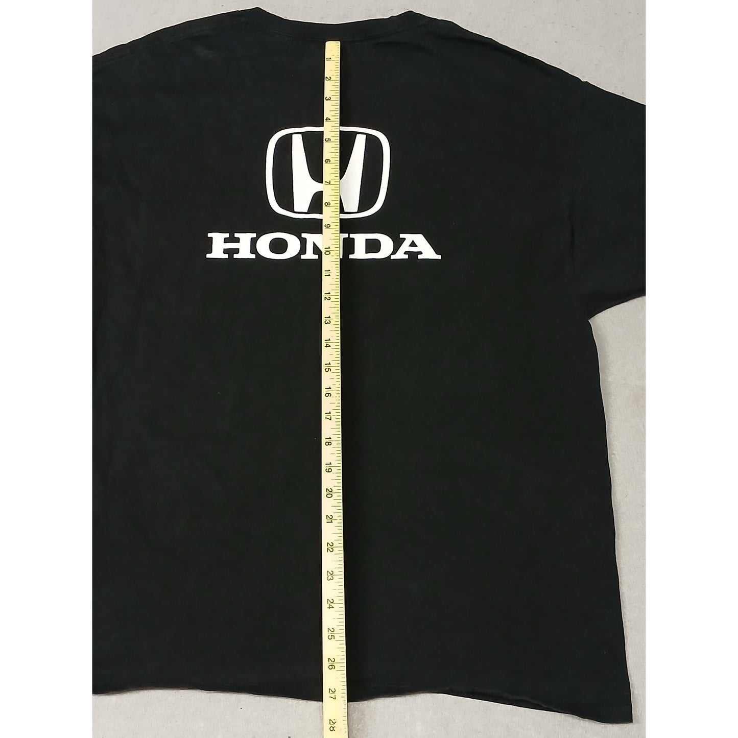 Hanes (XL) Black Honda Logo Short Sleeve Crew Neck Tee Shirt