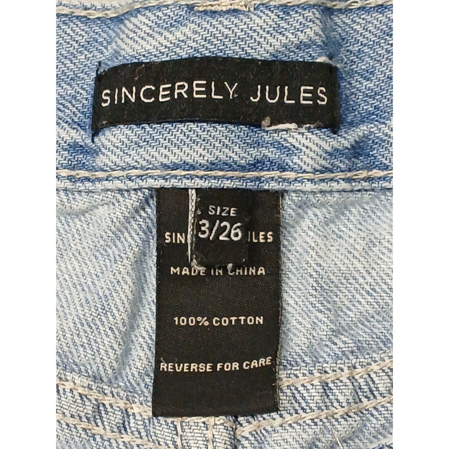 Sincerely Jules (3/26) Vintage High Waist Mom Jean Shorts
