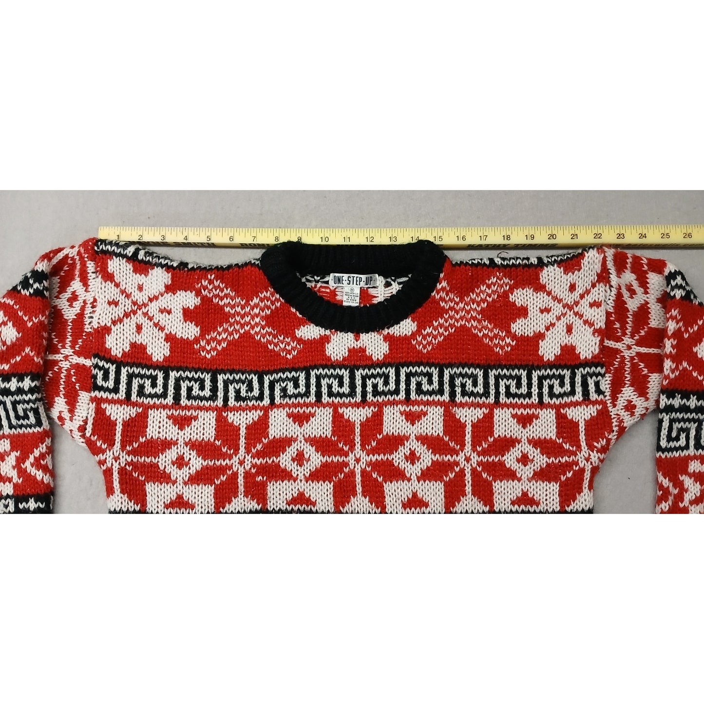 One Step Up (Medium) Unisex Multicolor Crew Neck Ugle Xmas Sweater