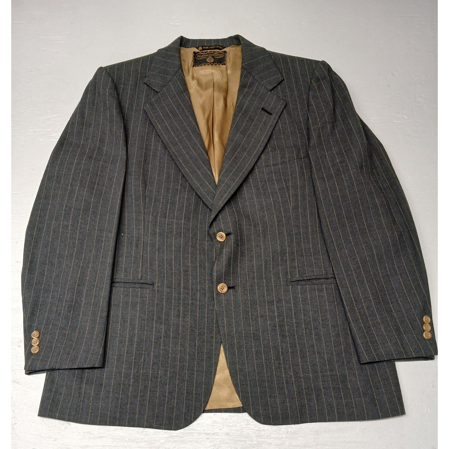 Cotoure (No Size) Mens Charcoal Collection Pure Wool Blazer