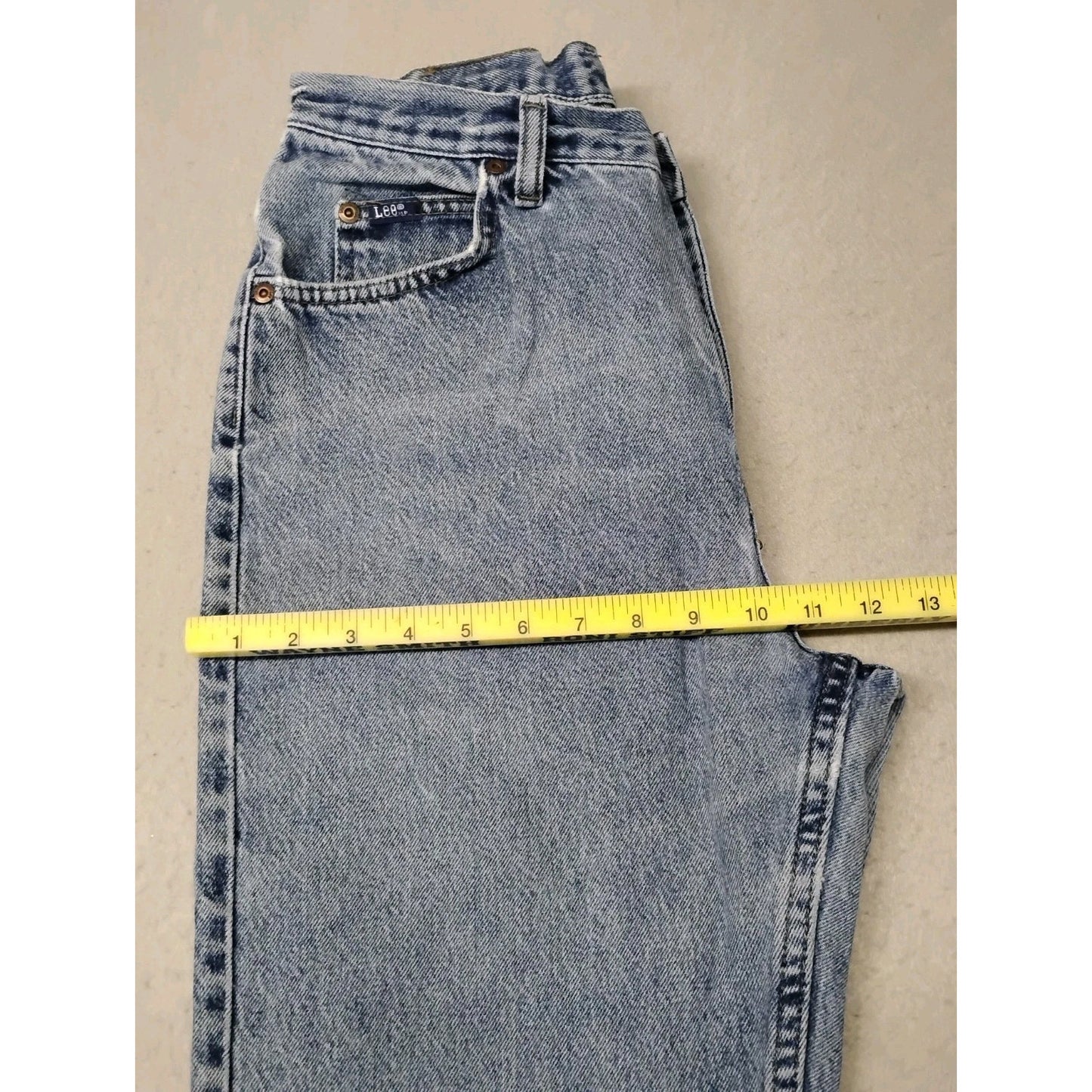 Lee's (10L) Vintage High Rise Straight Blue Denim Jeans