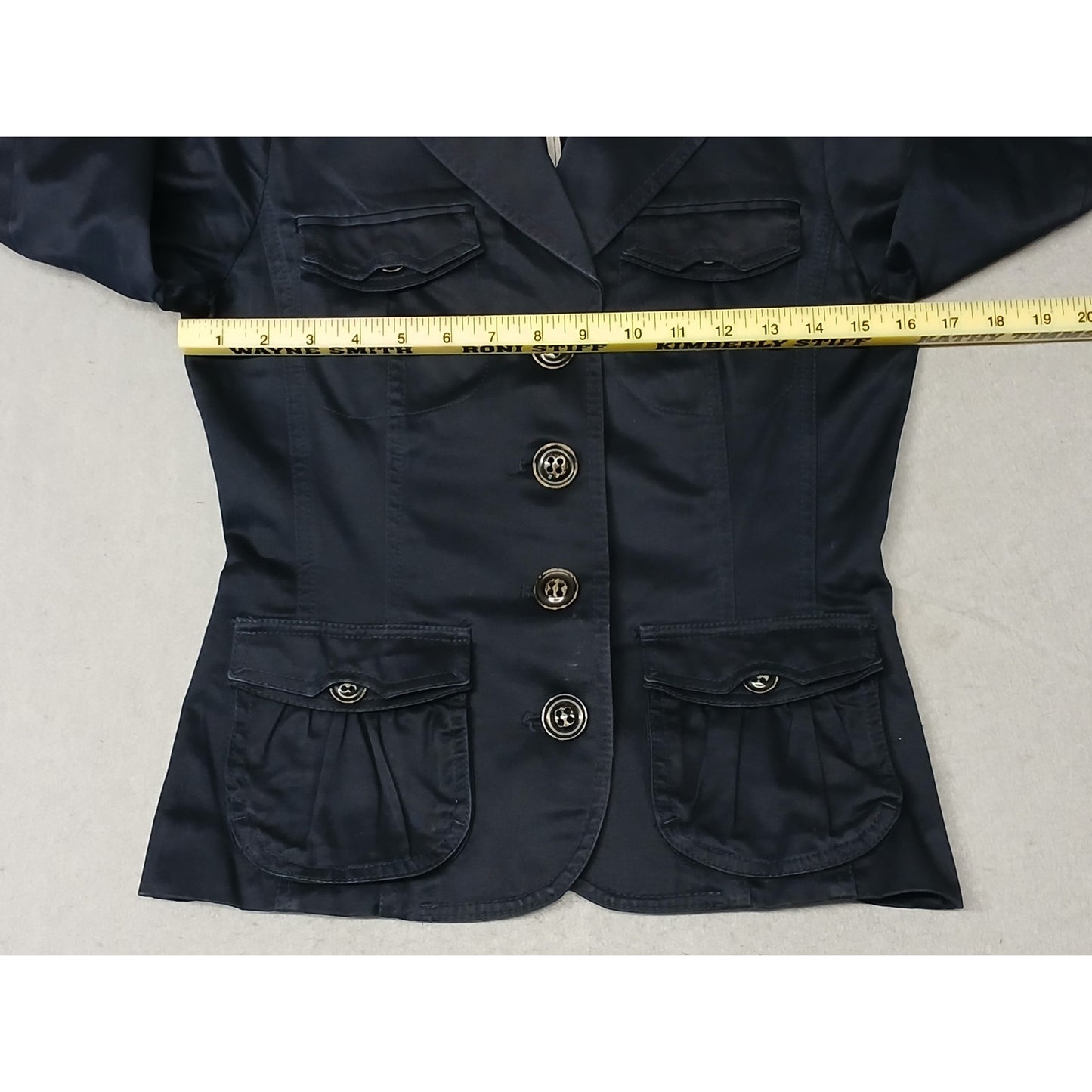 MNG Suit (6) Navy Blue Single Breasted Jacket