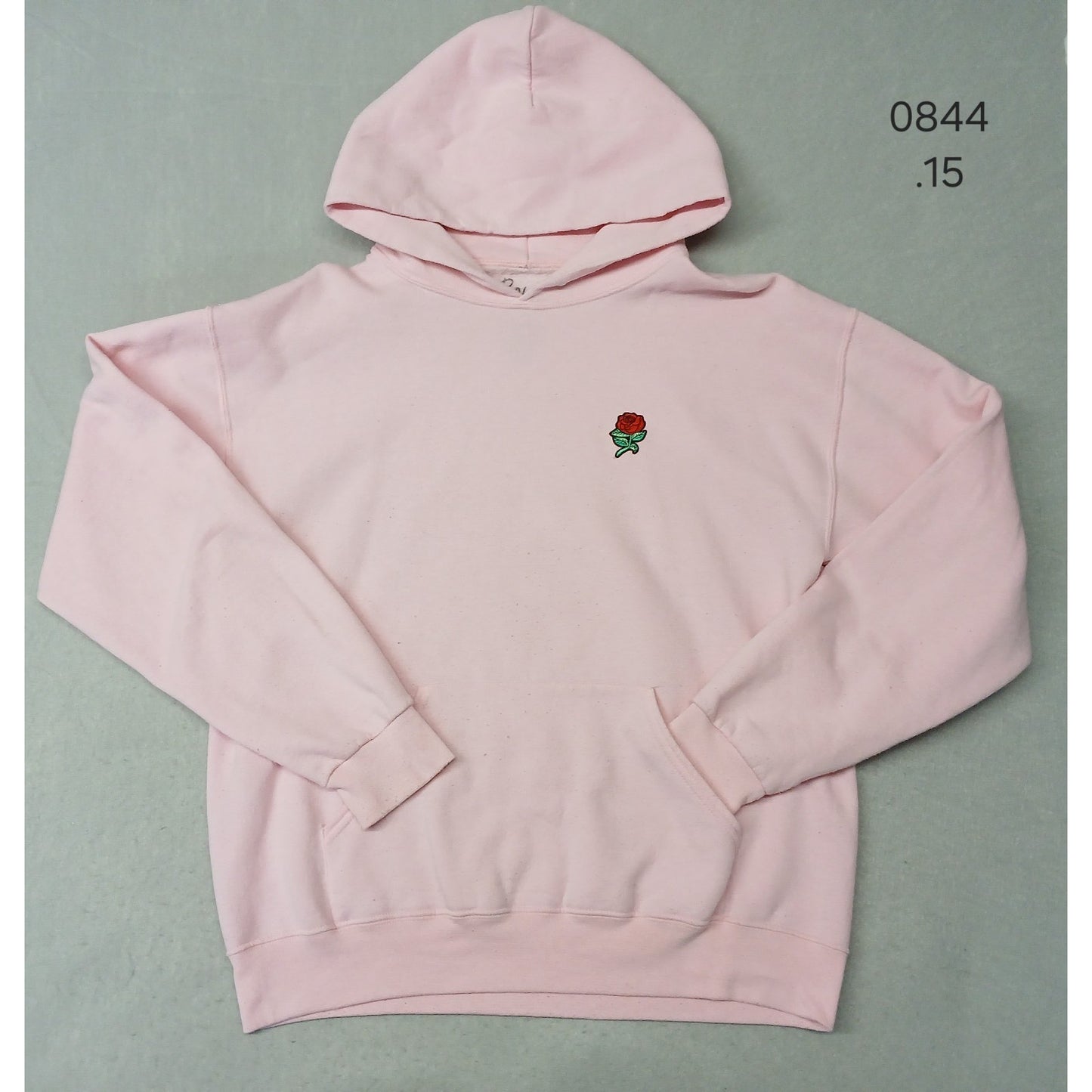 Bowery (Medium) Unisex Pink Pullover Hoodie
