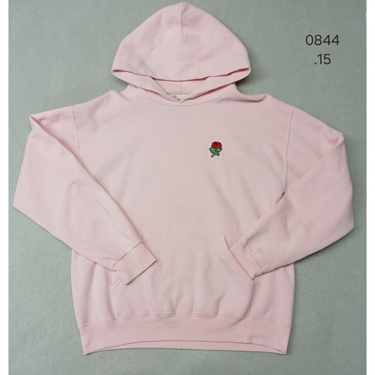 Bowery (Medium) Unisex Pink Pullover Hoodie
