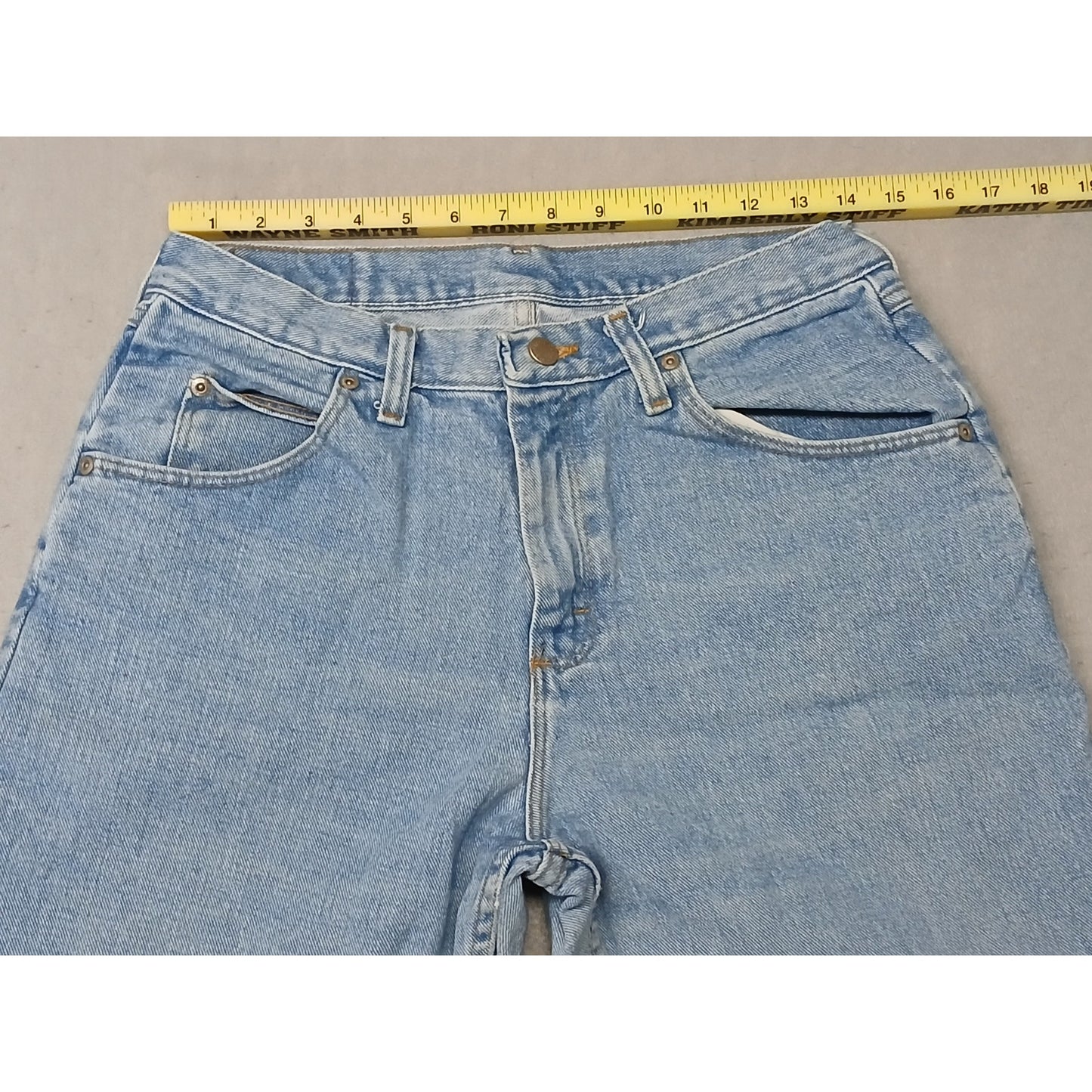 Wrangler (32x30) Men's Straight Leg Blue Denim Jeans