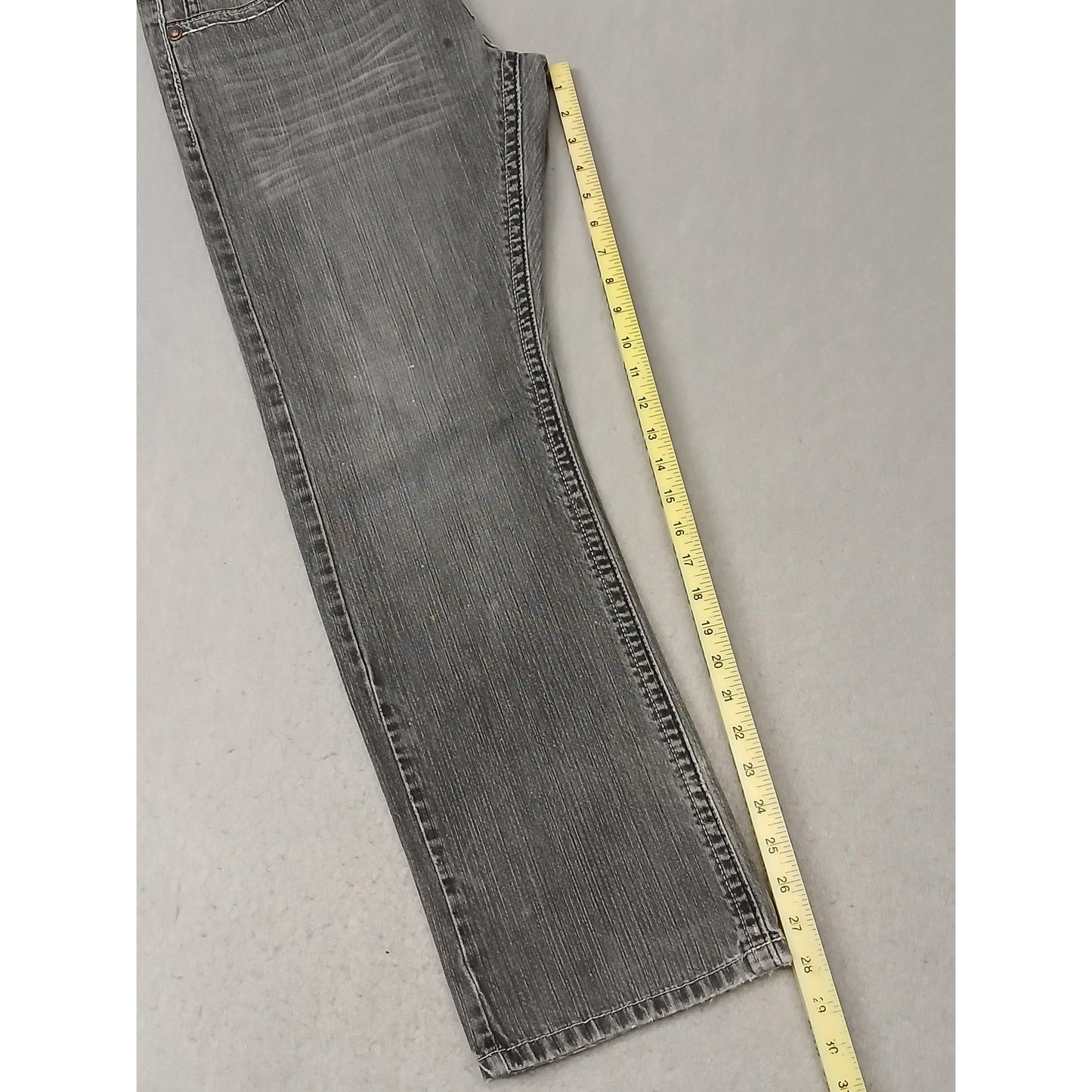 Royal (32x30) Mens Gray Straight Boot Cut Denim Jeans