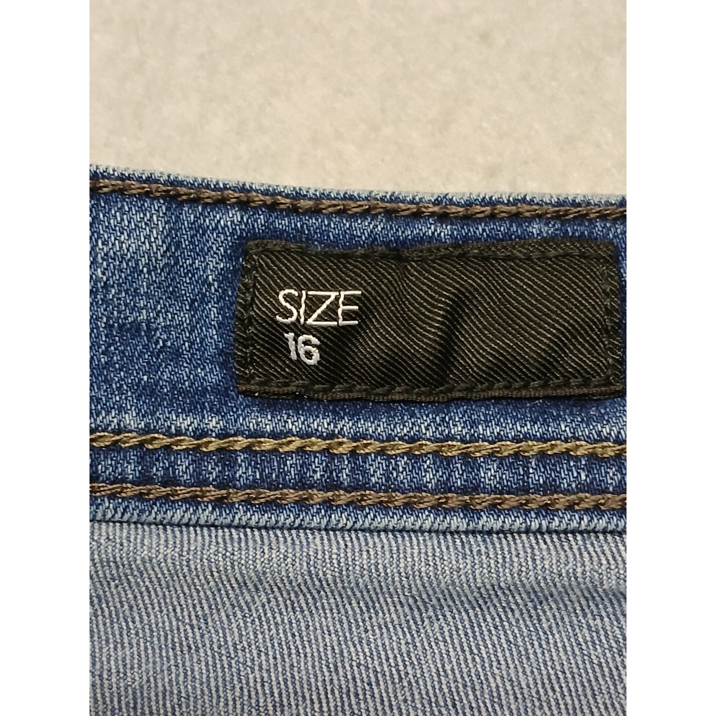Nine West (16) Women's Cut-Off Blue Denim Jean shorts